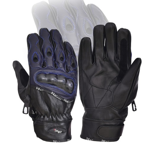 Gants moto norman cuir - en,