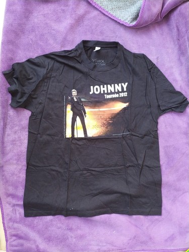 Johnny hallyday tee shirt - :,