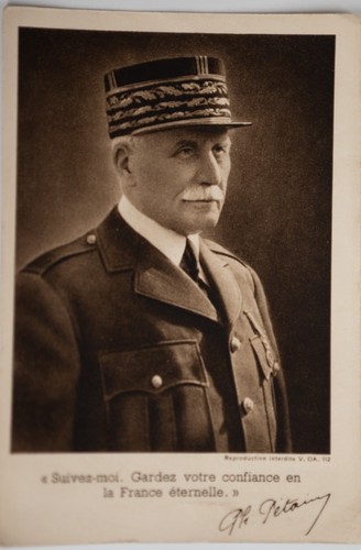 Carte postal france - postal, maréchal