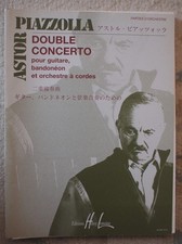 Piazzolla Double Concerto pour guitare et bandoneon. Conducteur et parties.