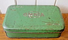 Ancienne boite métal machine à coudre Omnia Manufrance St Etienne