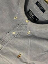 Chemise Manches Longues Polo by Ralph Lauren Long Sleeve Classic Shirt / Bleu XL