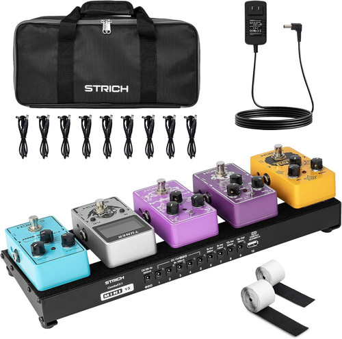 Pedal board with built - pedal,