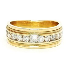 Bague alliance homme massif