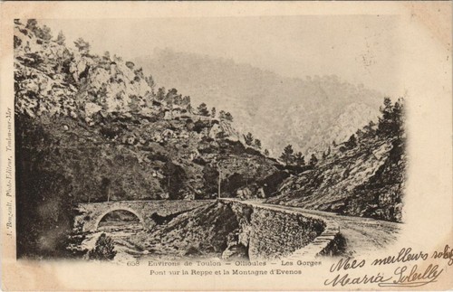 Cpa ollioules les gorges - cpa,