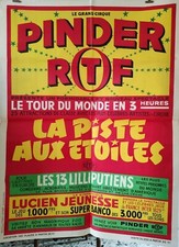 AFFICHE CIRQUE PINDER ORTF  -