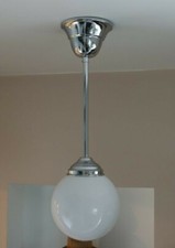Suspension boule style Art Déco, luminaire neuf