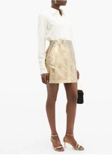 Racil Gina Metallic Mini Skirt
