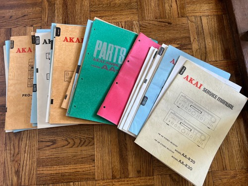 Original akai service - service, manuals
