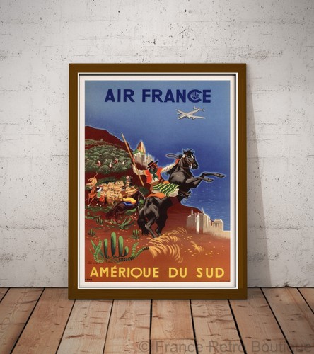 Affiche poster air france - air,