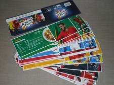 ALBUM MANGE COMME UN CHAMPION CARREFOUR + 35 PAQUETS FOOT NON COLLES 105 STICKER