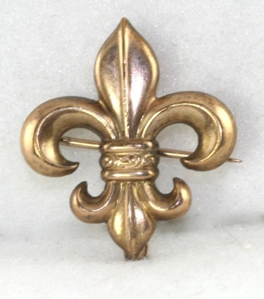 Antique fleur lis gold - antique,