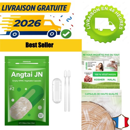 Gélules vides végétales