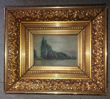 Superbe cadre ancien doré - , à