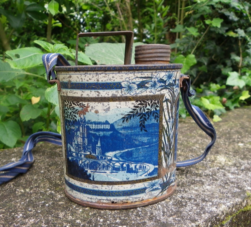 Ancien bidon métal pour - bidon,