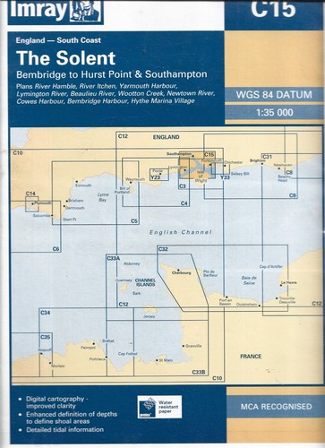 Carte marine imray c15 - c15, .