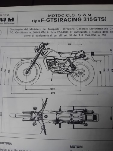 Moto swm 315 - 315, racing
