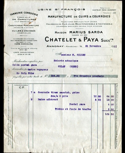 Annonay usine francois - (07),