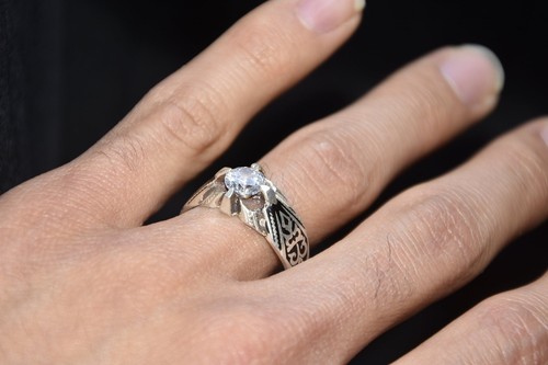 Argent bague 925 fait a - 925,