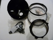 Phare rond noir pour optique