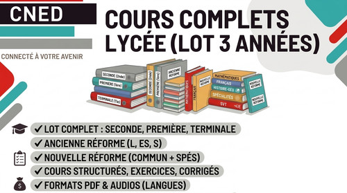 Cours cned lycée seconde - cours,