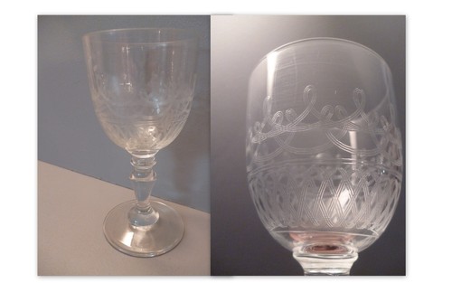Verre table ancien - table,