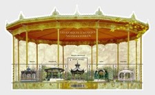 belgium 2024 belgique Music kiosks Bandstands Musikpavillons Quioscos  ms5v mnh