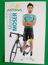 CYCLISME carte cycliste MORENO MOSER équipe ASTANA 2017