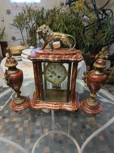 Pendule ancienne bronze - pendule, et