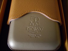 NEUF étui 3 cigares cuir quai orsay 50 ans dans coffret