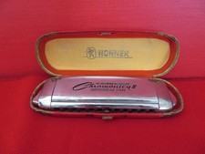 Harmonica chromatique Honner avec sa boîte d'origine années 70