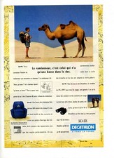 1995 : Décathlon – sport – sac de randonner (publicity, advertising)