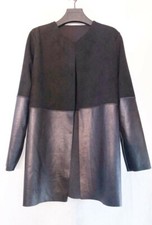 veste femme simili cuir et