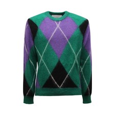 N2606 MAGLIONE UOMO AMARÁNTO MAN MOHAIR/WOOL SWEATER