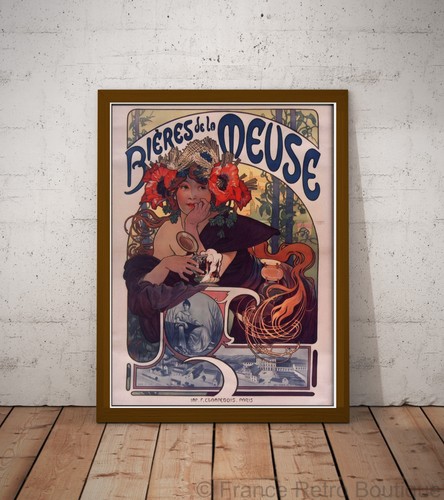 Affiche poster alphonse - affiche-poster, mucha