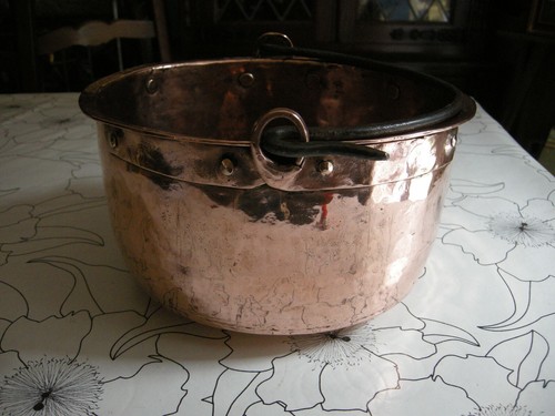 Petit chaudron cuivre - chaudron,