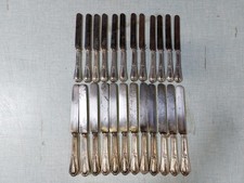 Christofle - Série de 24 couteaux (entremets+fromage) métal argenté