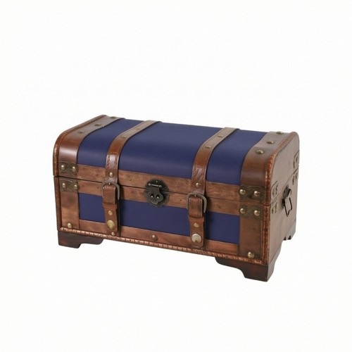 Coffre bois vintage - coffre, malle