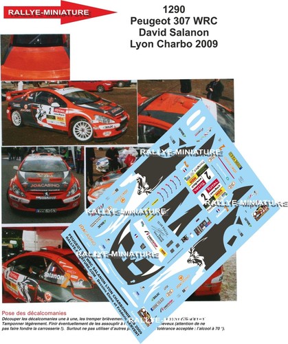 Decals ref 1290 peugeot - decals,