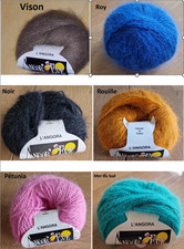 Pelote laine 70% angora et 30%