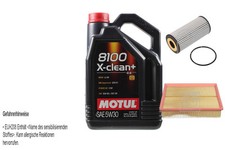 FEBI BILSTEIN Inspection set 5 L Motul 8100 + X-propre 5W30 pour VW Polo 6R 6C.
