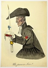 CARICATURE CONTRE CHARLES X -