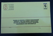 Ferrari Mondial T Cabriolet Livret Warranty Carnet Garantie  *89050