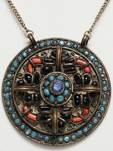 Vintage turquoise coral onyx - turquoise,,