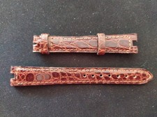 Vintage : Ancien bracelet de montre Cartier crocodile - authentique