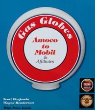 LIVRE : GLOBES DE POMPE A ESSENCE (gas globe Amoco to Mobil,vintage,ancien