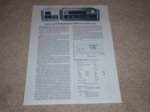 Teac review 1972 1 page - review,, 1972,