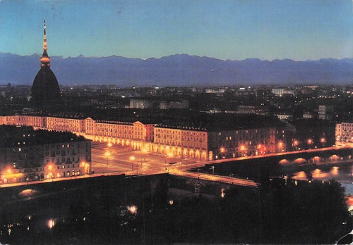Italie turin panorama nocturne - italie,