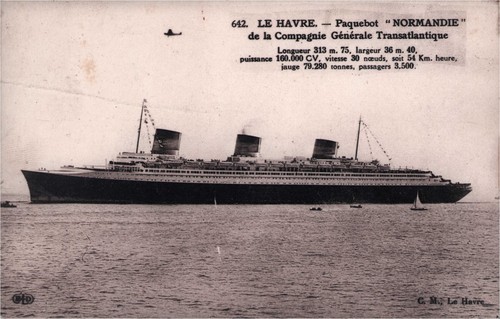 Cpa havre paquebot - havre,
