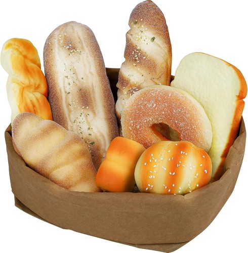 8pcs fake bread set realistic - 8pcs, set,realistic